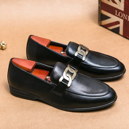 Men's leather Loafers Shoes