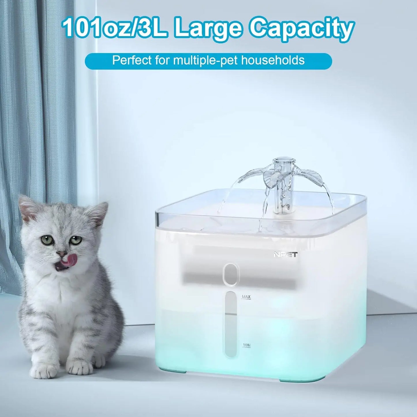 Cat Water Fountain, 3L