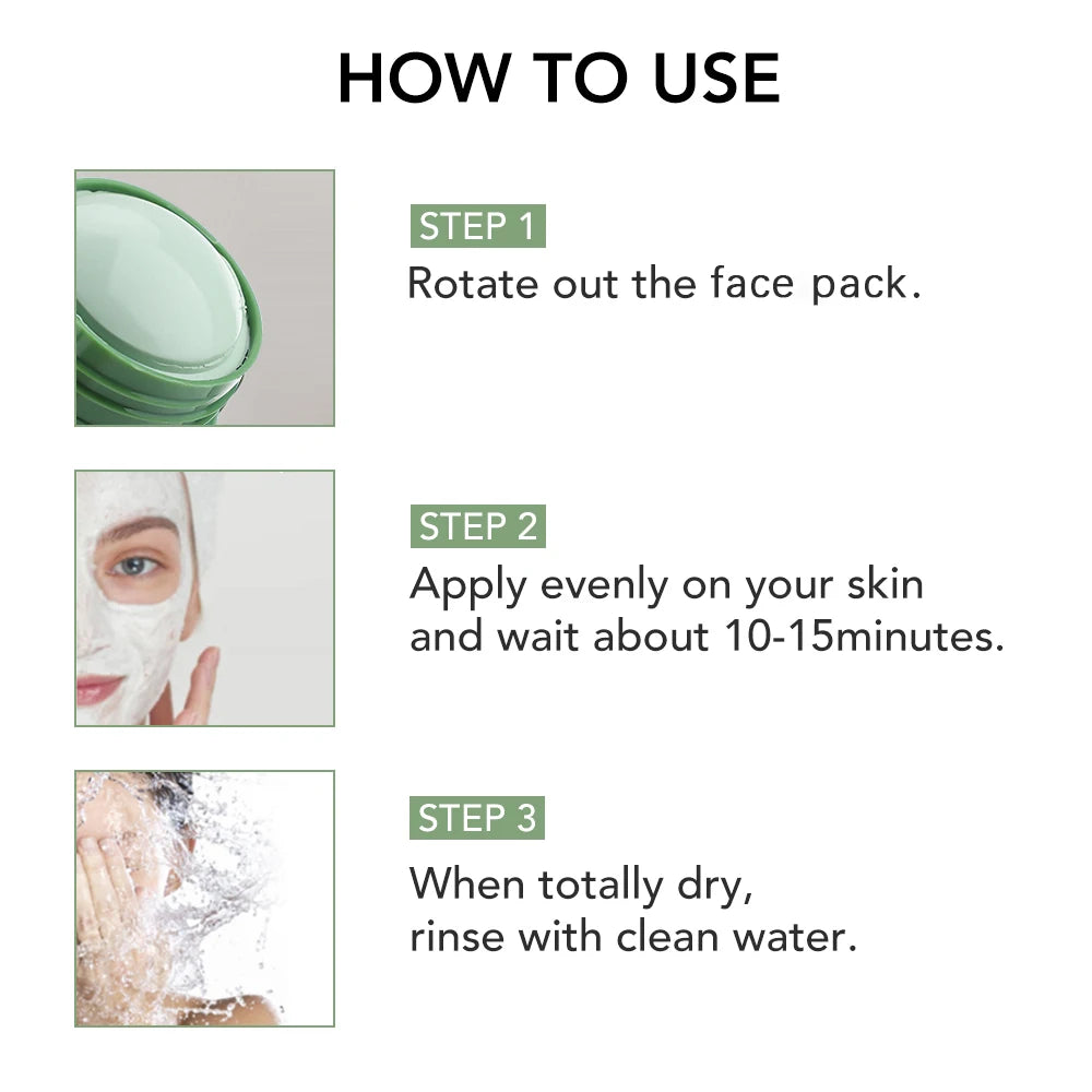 Green Tea Cleansing Solid Face Mask