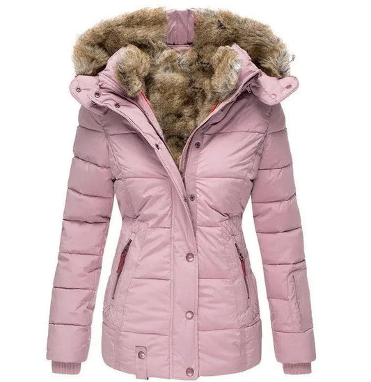 Winter Long Sleeve Zipper Hooded
