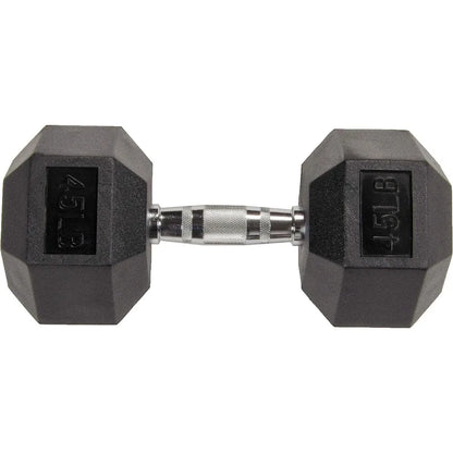 Rubber Coated Dumbbell Weight Set