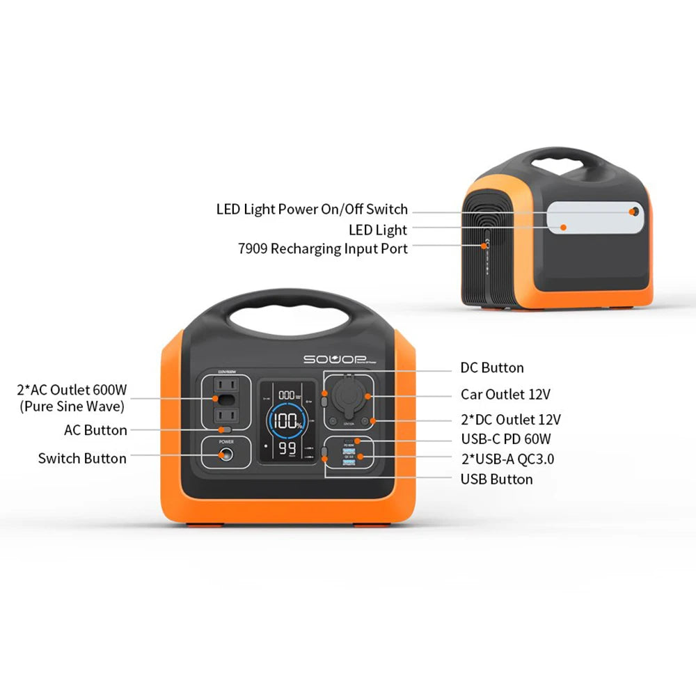 1200W LifePo4 Power Station