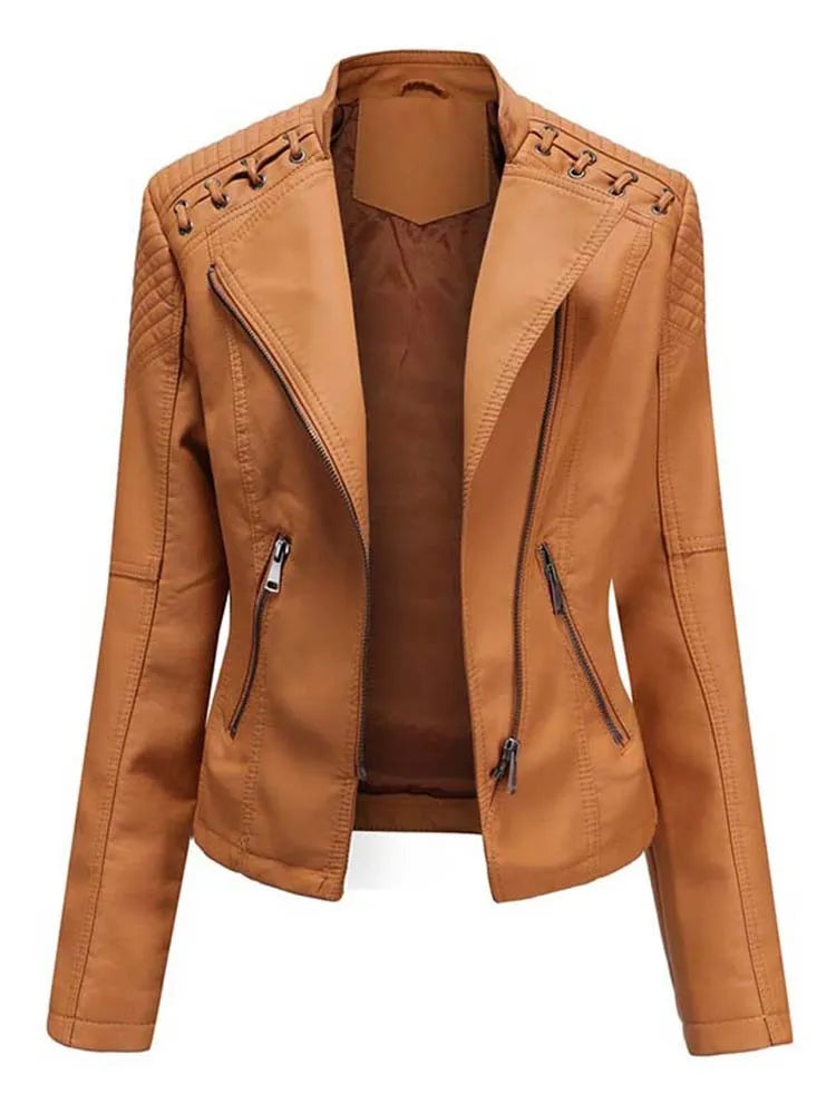 Women's Pu Faux Leather Jackets