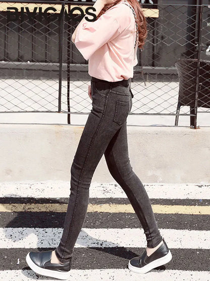 Fashion Women Slim Stretch Denim Jeans