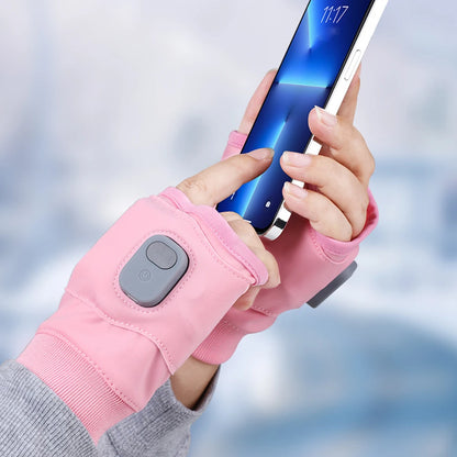 Heated USB Winter Gloves