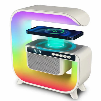 Multifunctional Bluetooth Speaker Alarm Clock Wireless Charging