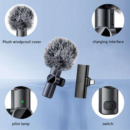Portable Wireless Lavalier Microphone