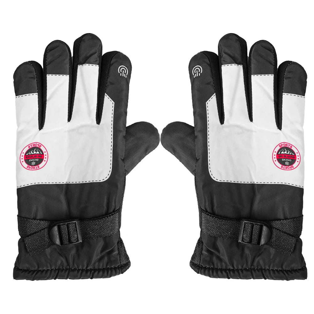 Color Match Ski Gloves for Men & Women