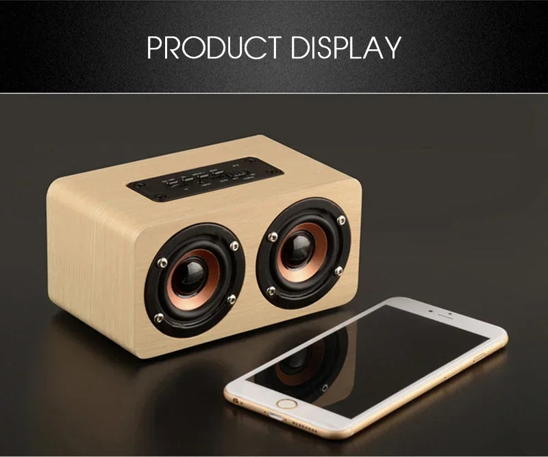 Wood Wireless Bluetooth Speaker