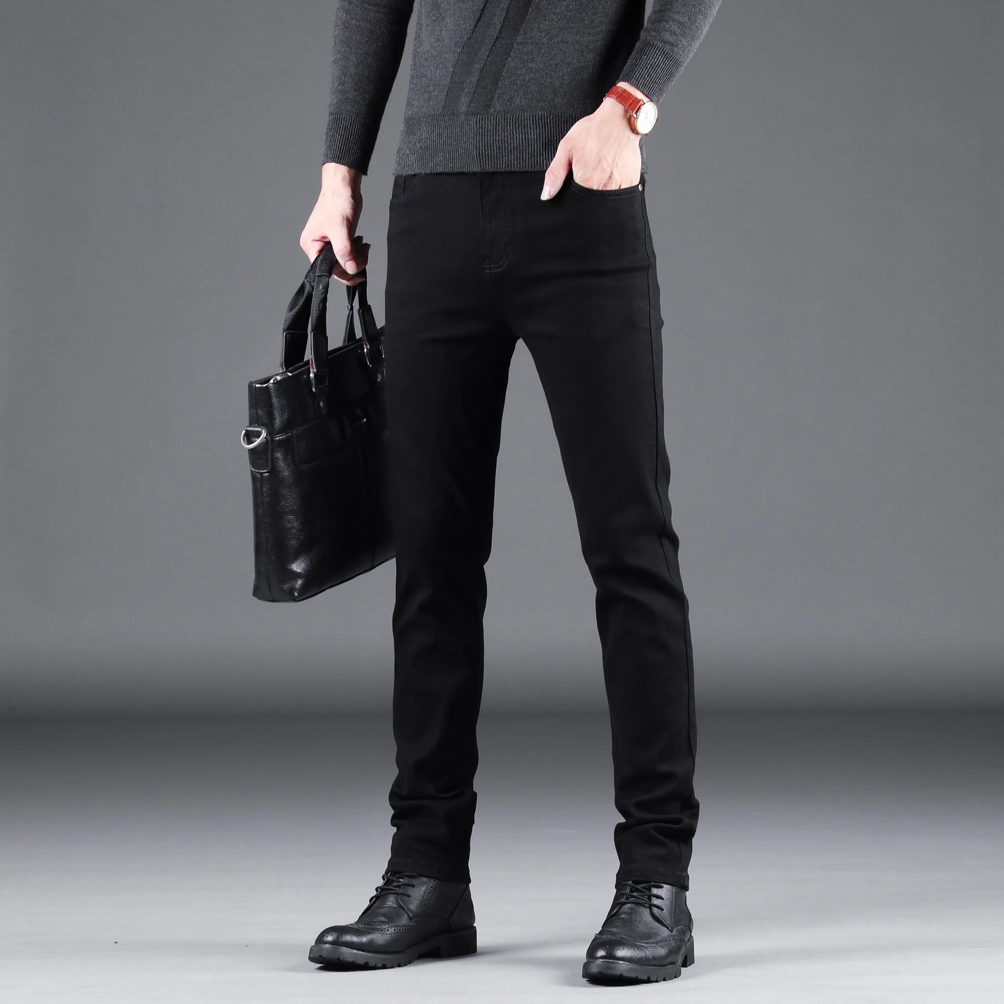 Men Luxury Classic Business casual Jeans