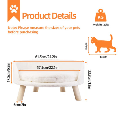Ultra Soft Elevated Dog Sofa Bed