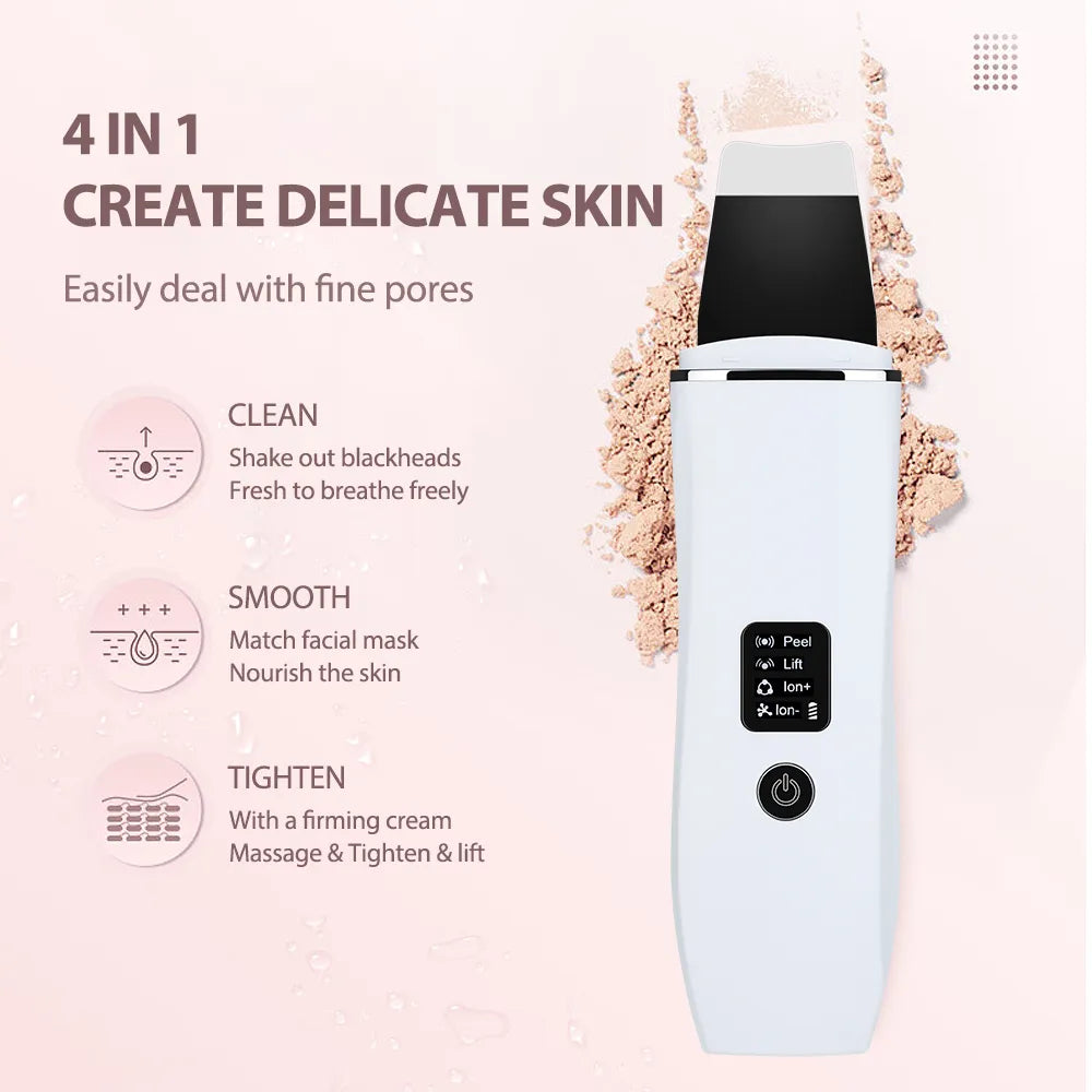 Ultrasonic Skin Scrubber Blackhead Remover