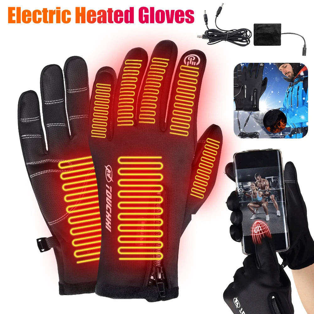 USB Heated Winter Gloves