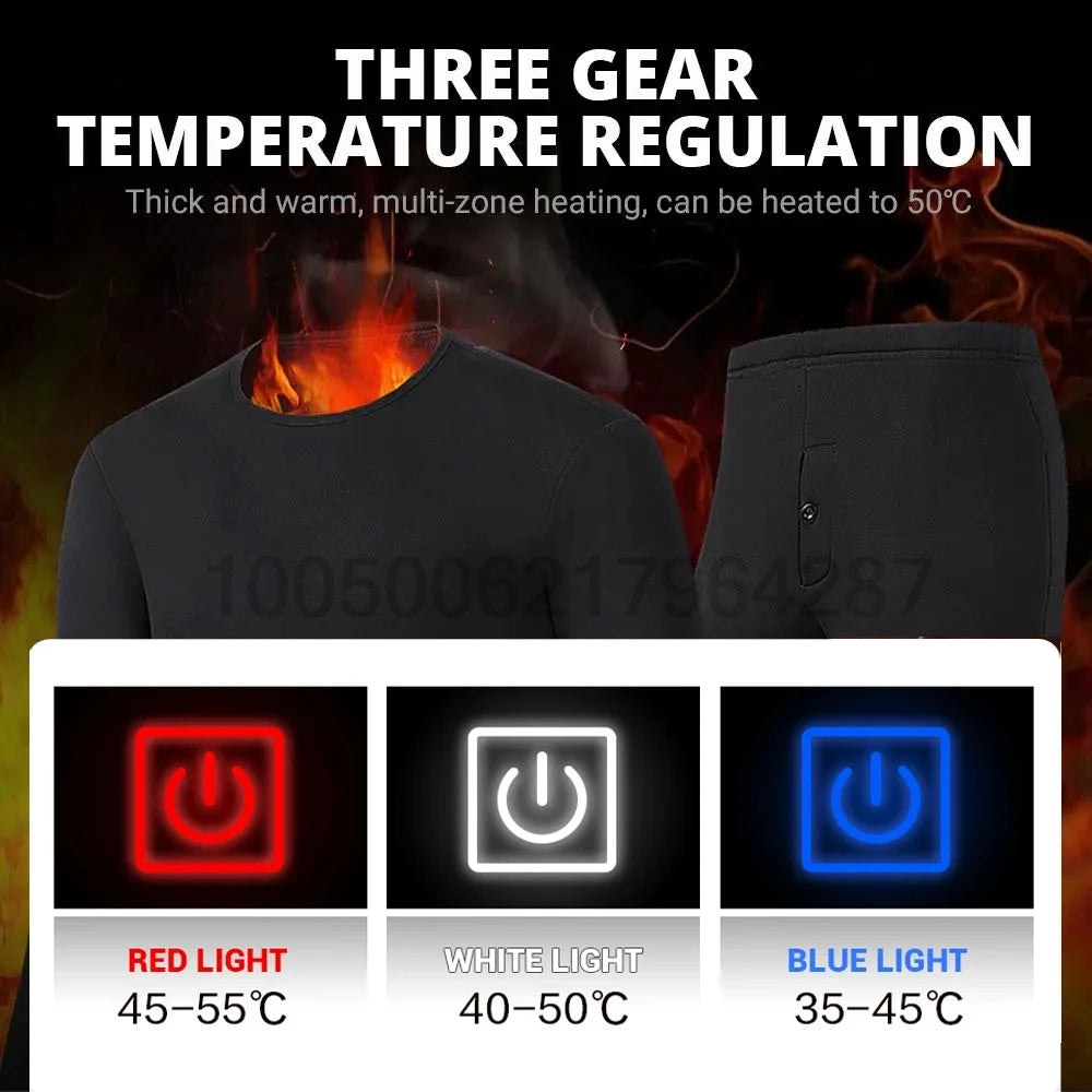 Heated Winter Underwear Set