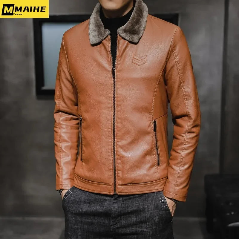 Men's Motorcycle Leather Jacket