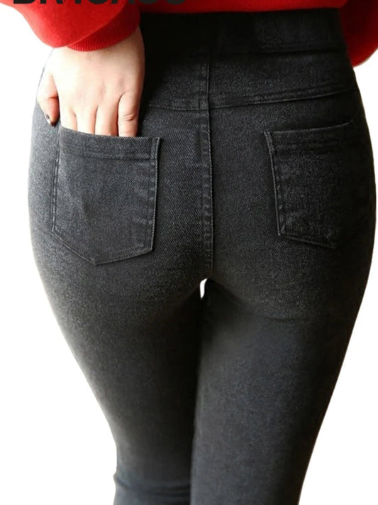 Fashion Women Slim Stretch Denim Jeans