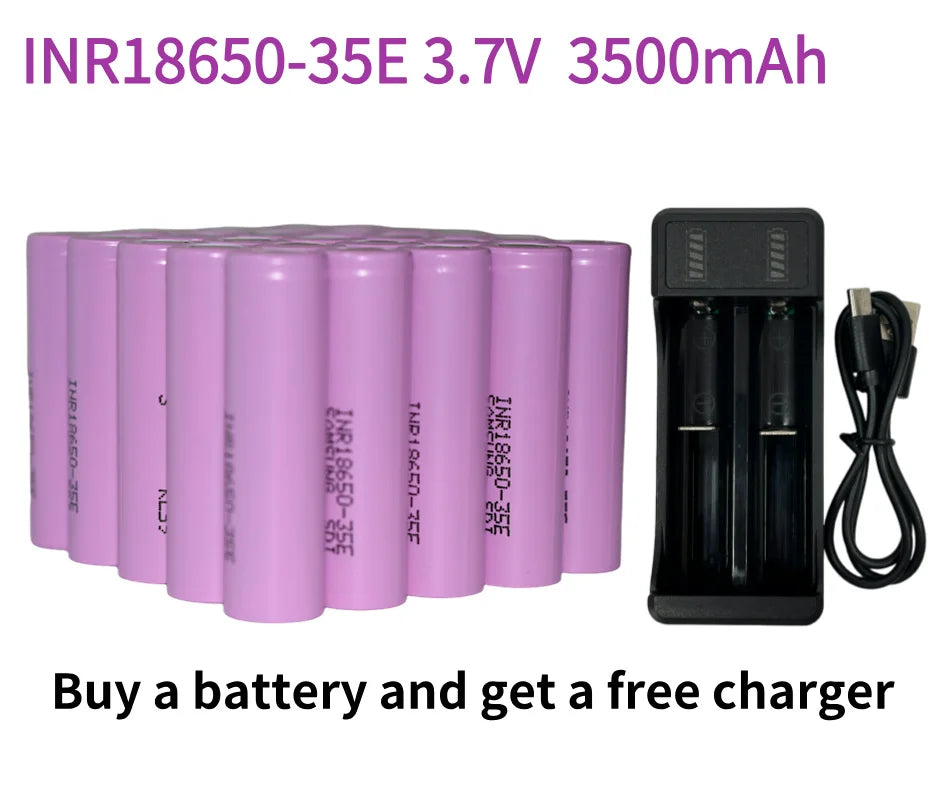 18650 3500mAh 25A 35E Li-ion 3.7v Battery