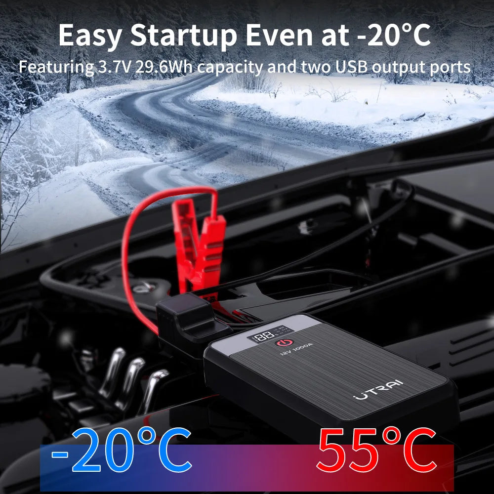 Car Jump Starter 1000A Battery Charger