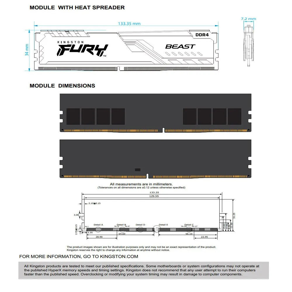 DDR4 Desktop Memory RAM