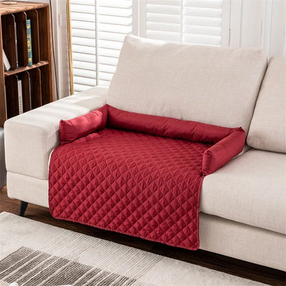 Plaid Waterproof Dog Sofa Bed