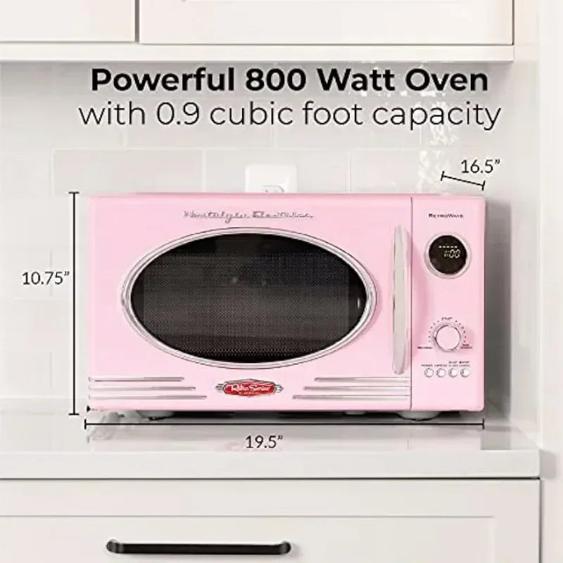 Retro Countertop Microwave Oven