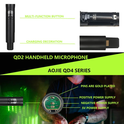 QD4-B58a professional Wireless Microphone