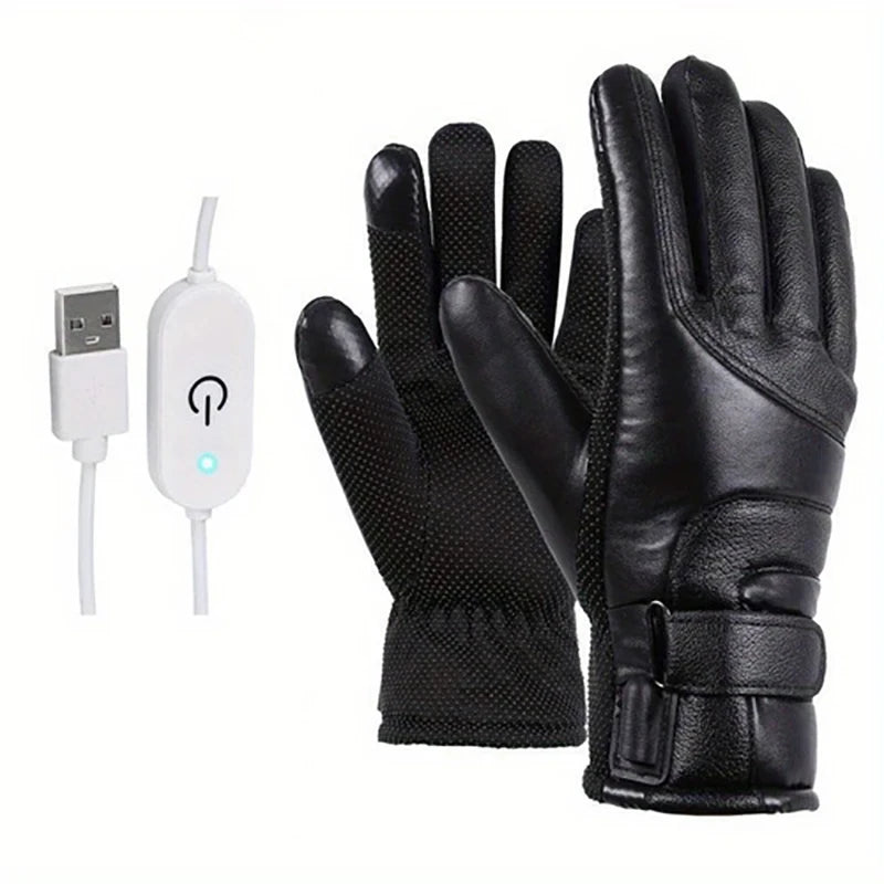 USB Heated Hand Warmer Gloves