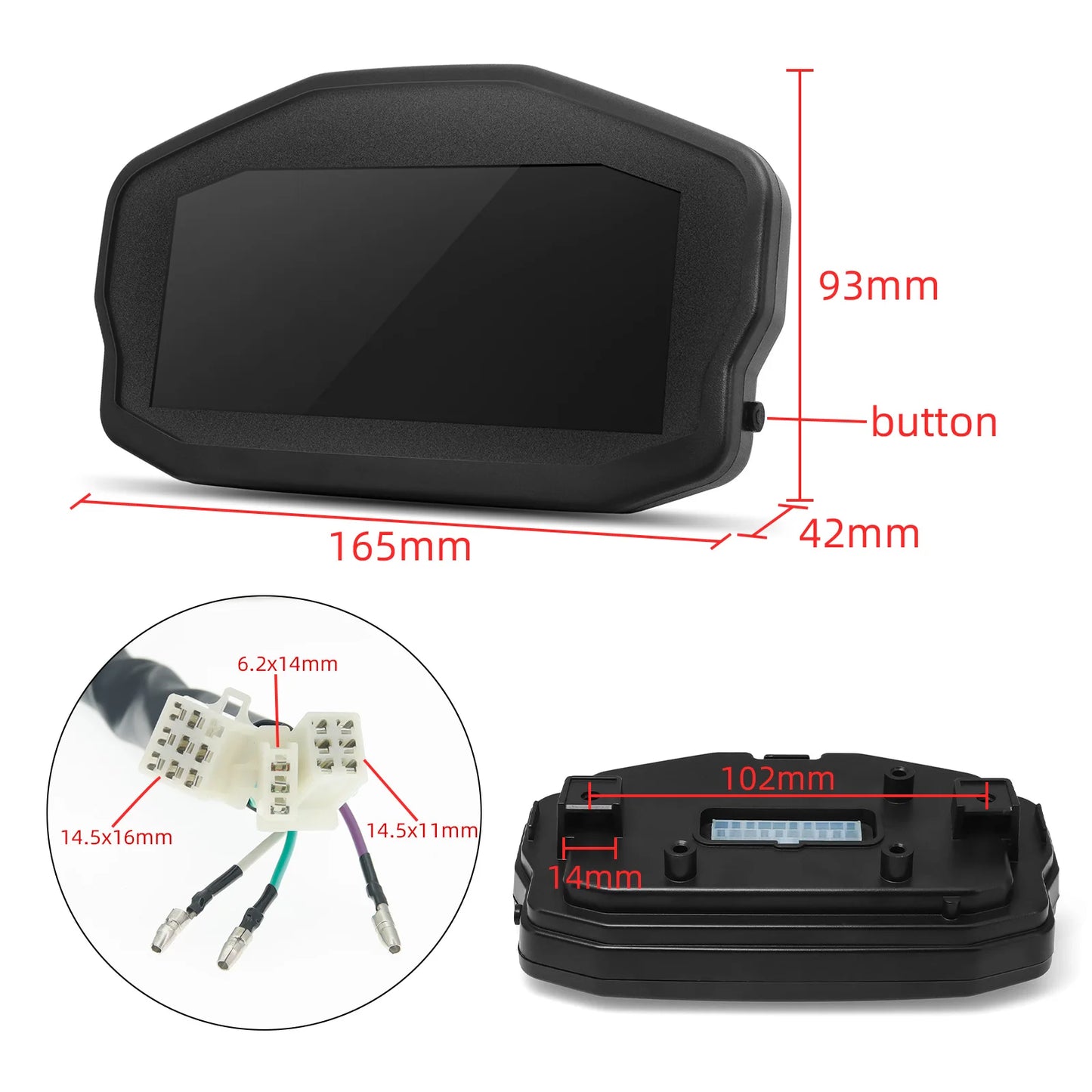 Universal RPM Motorcycle Meter GPS Speedometer