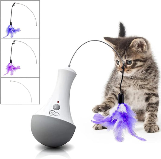 Funny Feather Kitten Teaser Interactive Toys