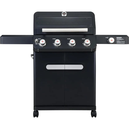 Outdoor Barbecue Stainless Steel 4 Burner Propane Gas Grill