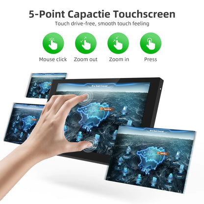 7/10 Inch Touchscreen HD Display Portable Monitor