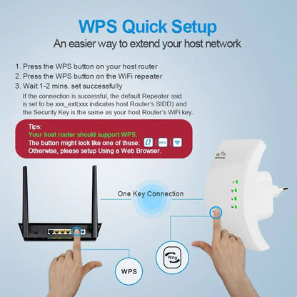 00M 2.4G  Wireless WiFi Booster