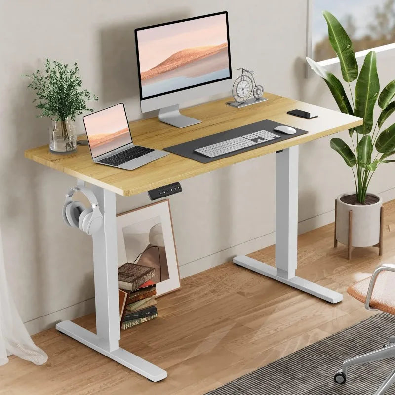 Adjustable Height Electric Sit Stand Up Down Computer Table