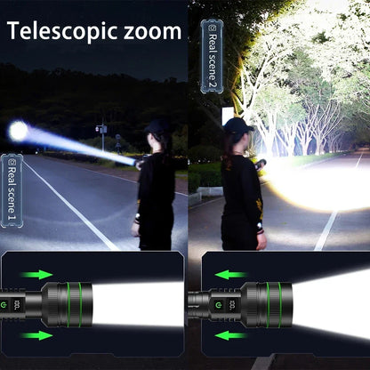 1500 Meter Long Range White Laser LEP Flashlight