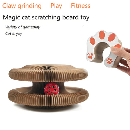 Cat Scratching Board with Bell Toy