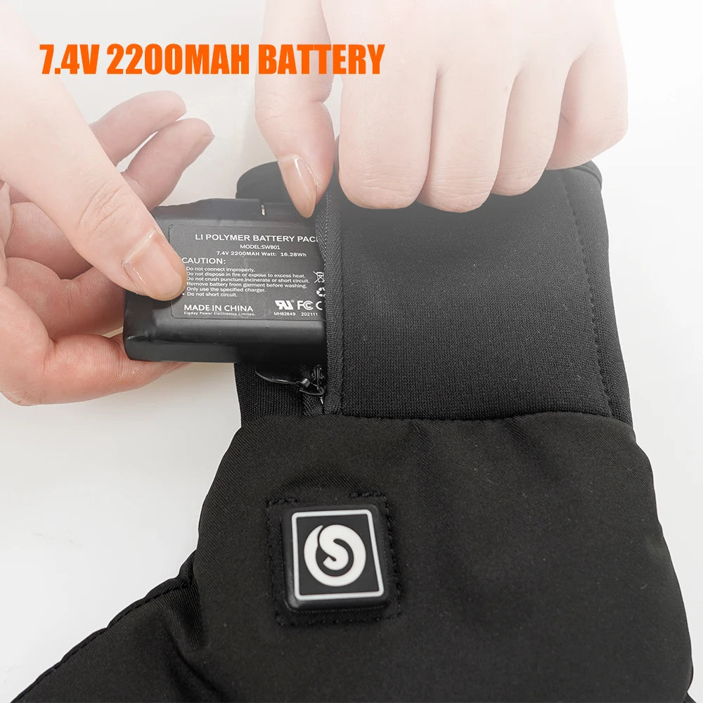 Heated Winter Gloves with Battery