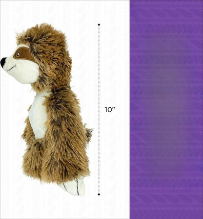 10" Sloth Squeaky cat Toy