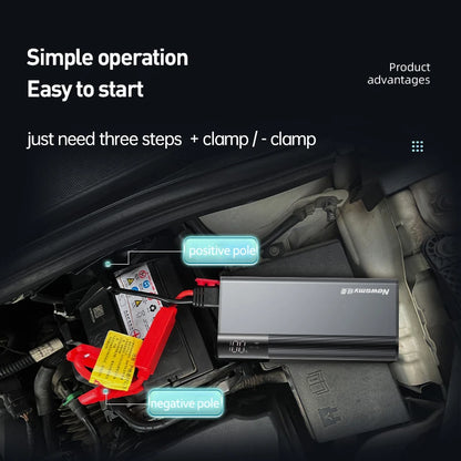 16000mAh Car Jump Starter 1200A Portable Charger