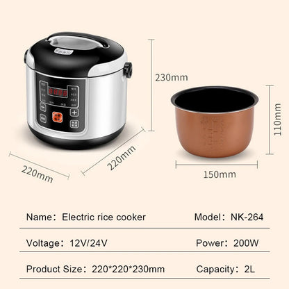 12V 24V Mini Rice Cooker