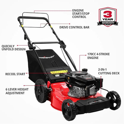 Mulching Gas Lawn Mower