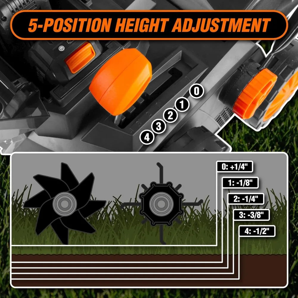 15-Inch Cordless Electric Dethatched