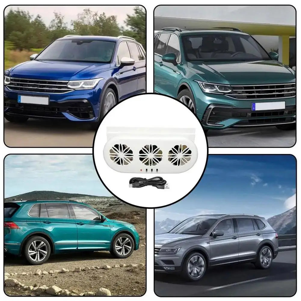 Car Solar Exhaust Fan