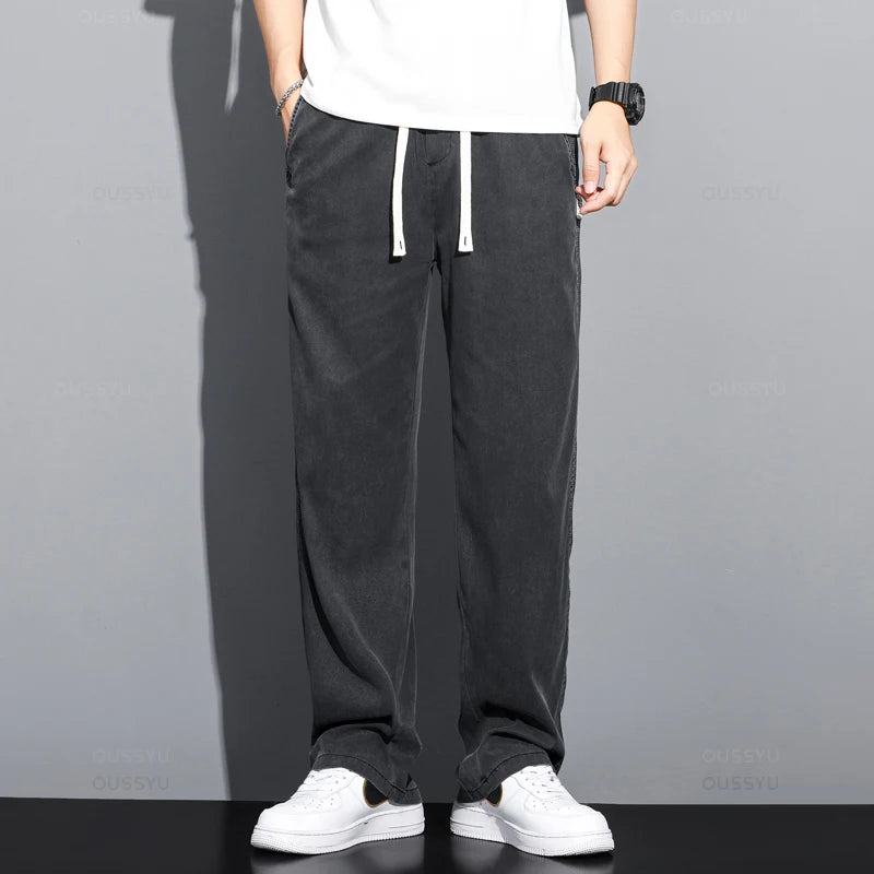 Men's Thin Loose Straight Pants