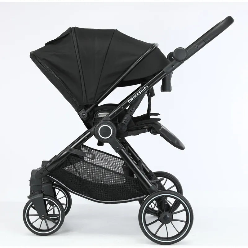 Four Wheels Cart Sit or Lie Down Lightweight Baby Stroller