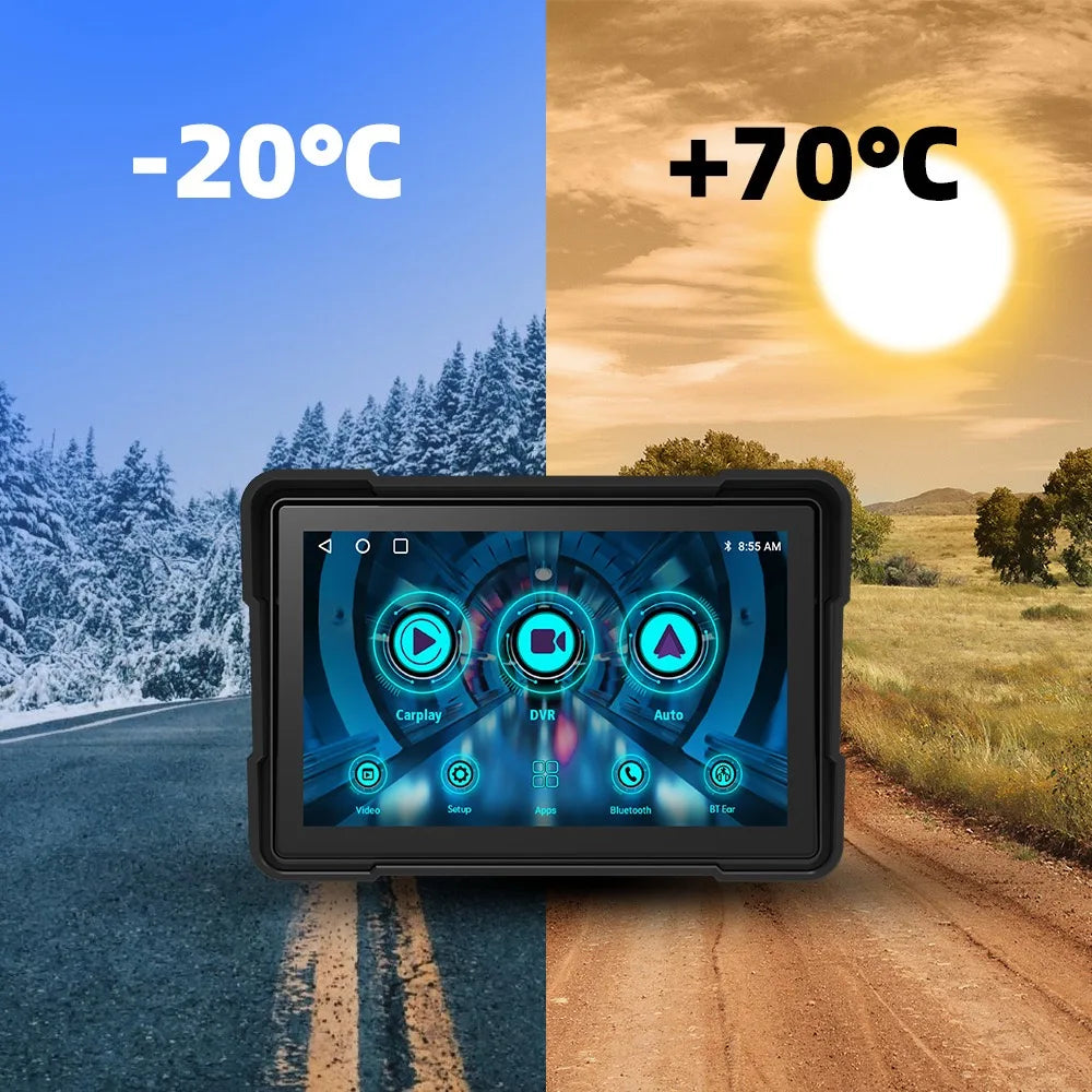 Car Motorcycle Waterproof Bluetooth GPS Navigation