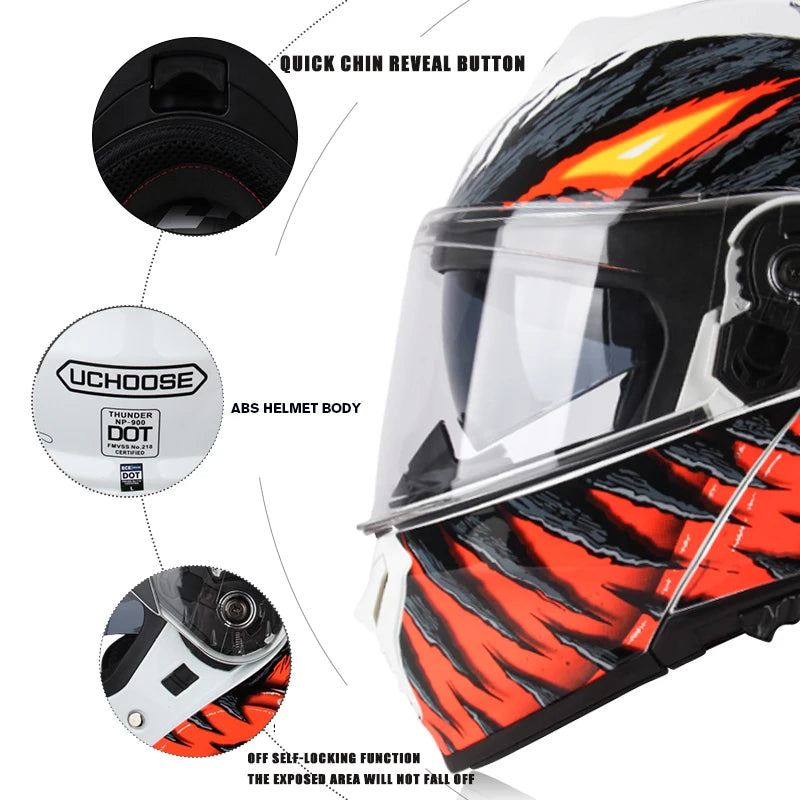 High Quality  Motorcycle Full Face Helmet Four Seasons