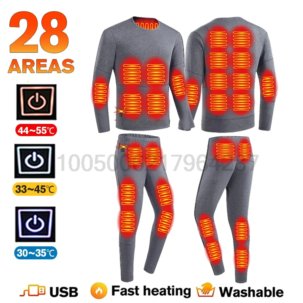 Heated Winter Underwear Set