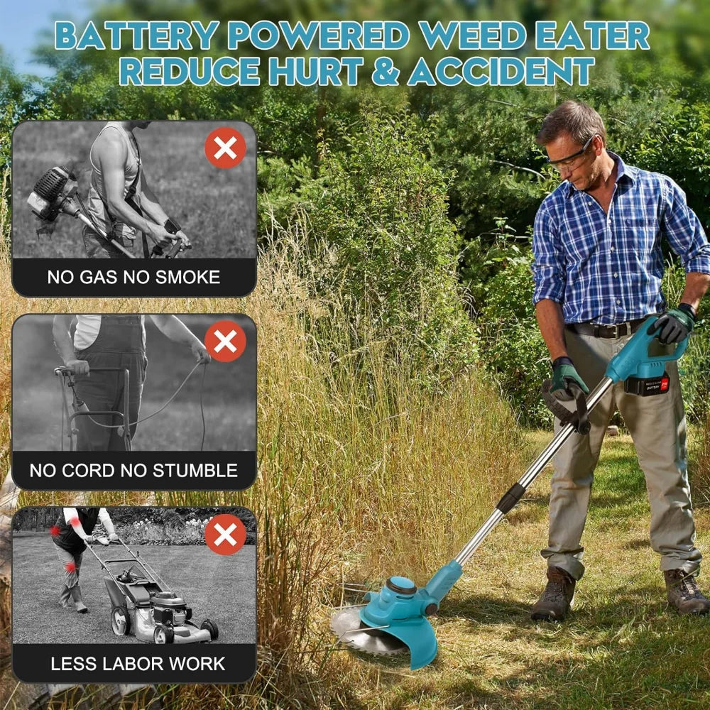 21V Cordless Weed Wacker