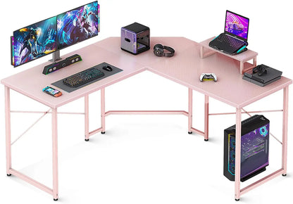 51 Inch L Shaped Gaming Desk