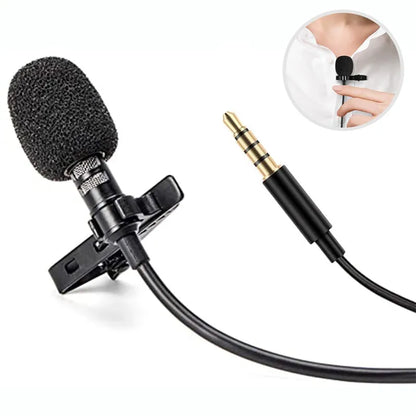 USB Mini Lapel Clip  Phone PC Microphone